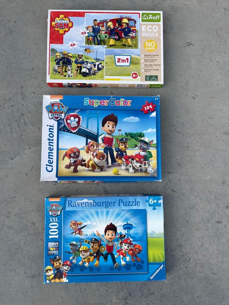 3 puzzels, Ophalen of Verzenden, Gebruikt
