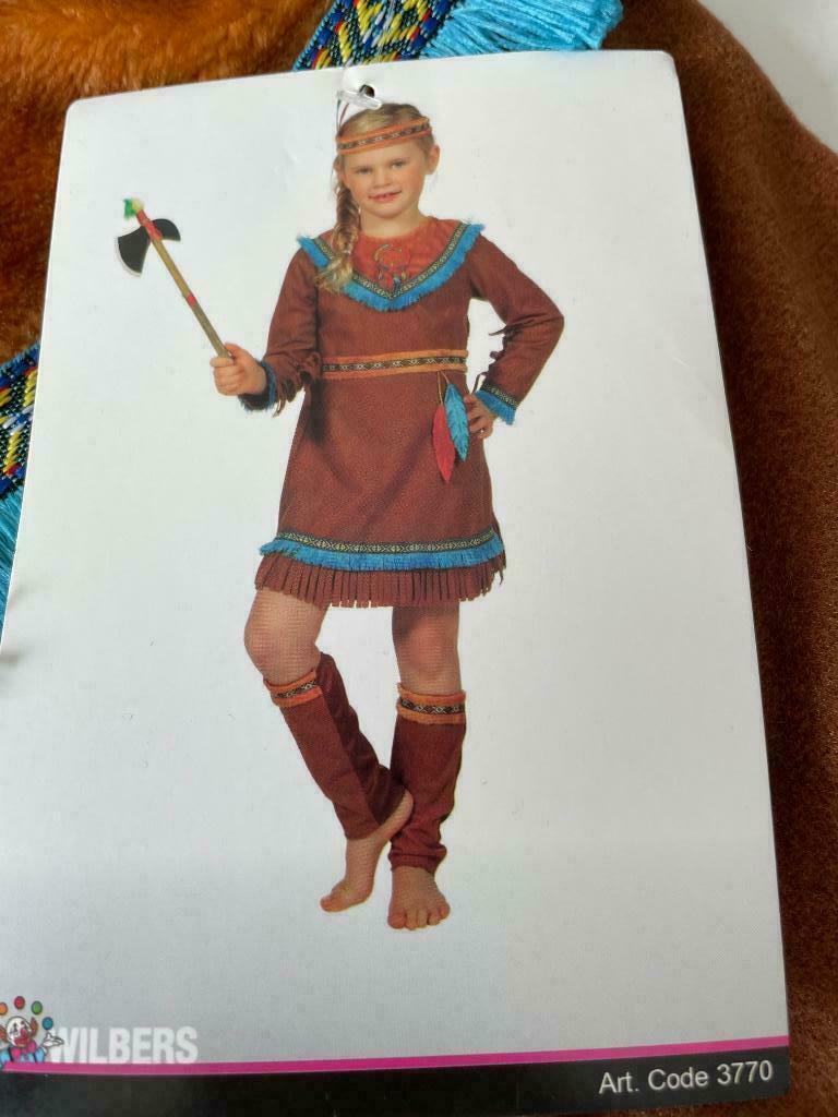 Costume indien taille 152 (Neuf) Carnaval, Enlèvement ou Envoi, Neuf, 146 à 152, Fille