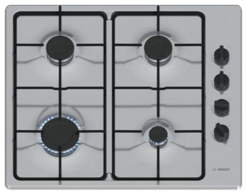 BOSCH PBP6B5K80 inbouw gaskookplaat - 60cm, Elektronische apparatuur, Kookplaten, Gebruikt, Inbouw, Gas, 4 kookzones, Ophalen