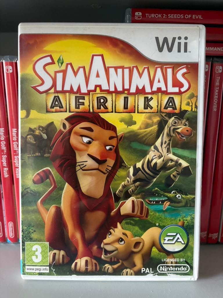 Sim Animals - Afrika (Wii), Ophalen of Verzenden, Zo goed als nieuw