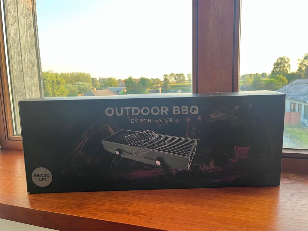 Barbecue de table idéal pour le camping, Enlèvement ou Envoi, Neuf, Norländer
