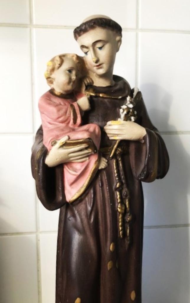 Vintage Saint Antoine Grande statue religion H 23🙏🤗🤦‍♂️, Enlèvement ou Envoi