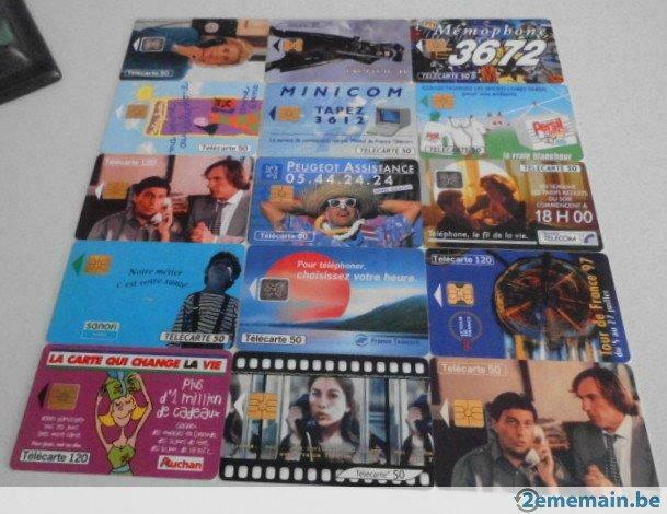 15 Cartes de téléphones  - FRANCE, Enlèvement ou Envoi