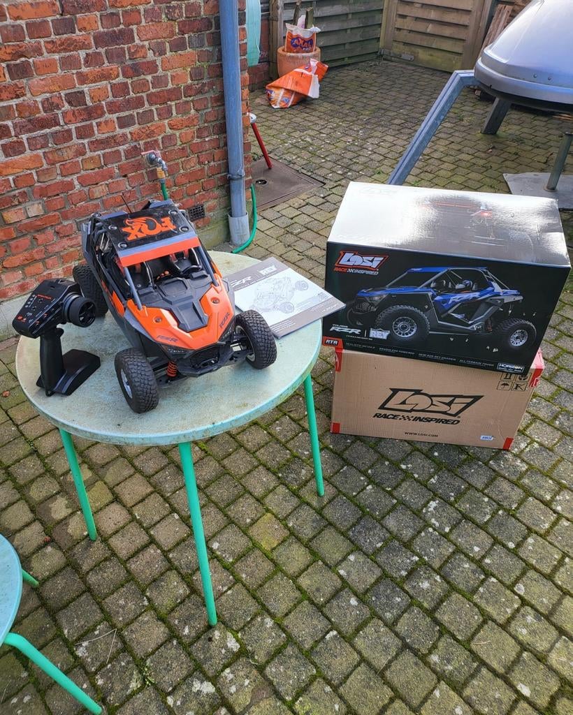 Losi Polaris RZR PRO R 1/10 4WD Désert SXS RTR FOX FACTORY, Gebruikt