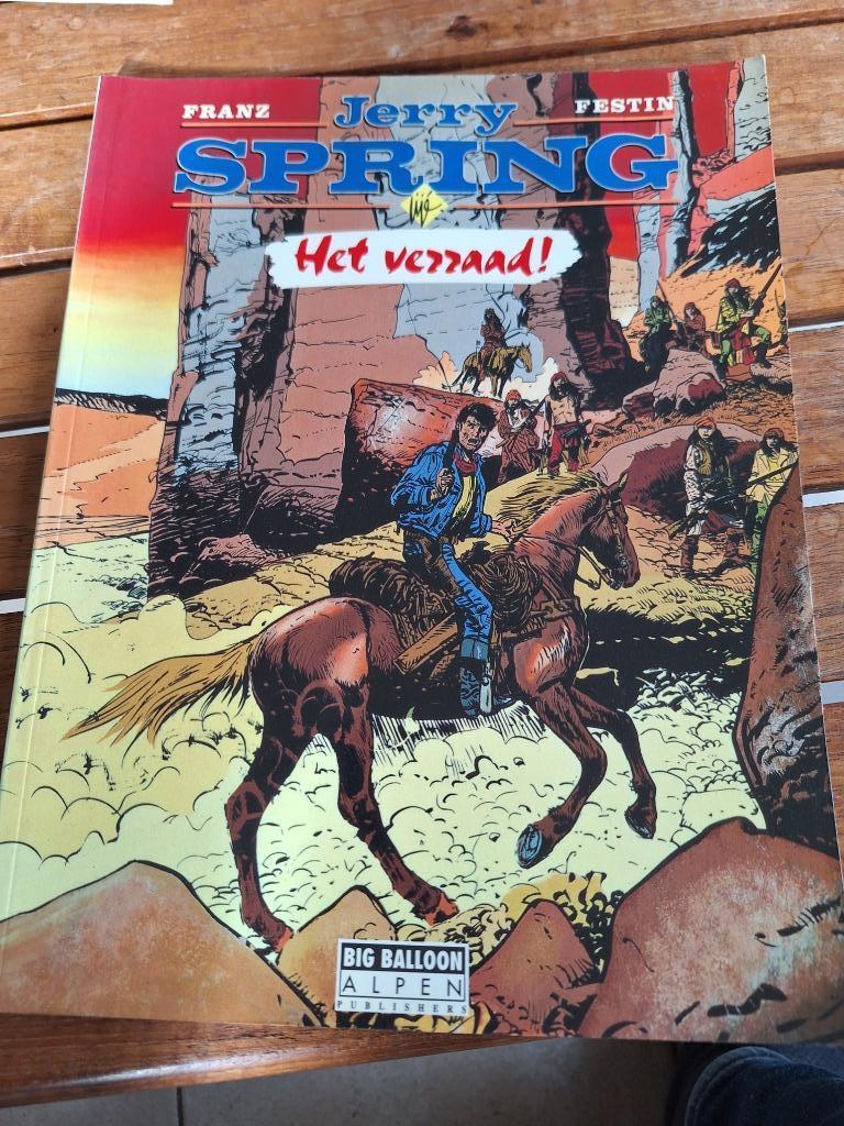 Strip Jerry Spring – “Het Verraad !”., Livres, BD, Comme neuf, Une BD, Enlèvement ou Envoi