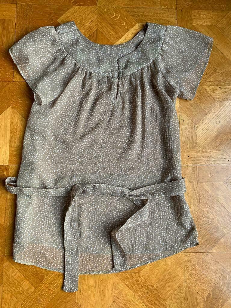 Blouse Best Mountain en voile taille S, Enlèvement ou Envoi, Comme neuf, Taille 36 (S), Beige