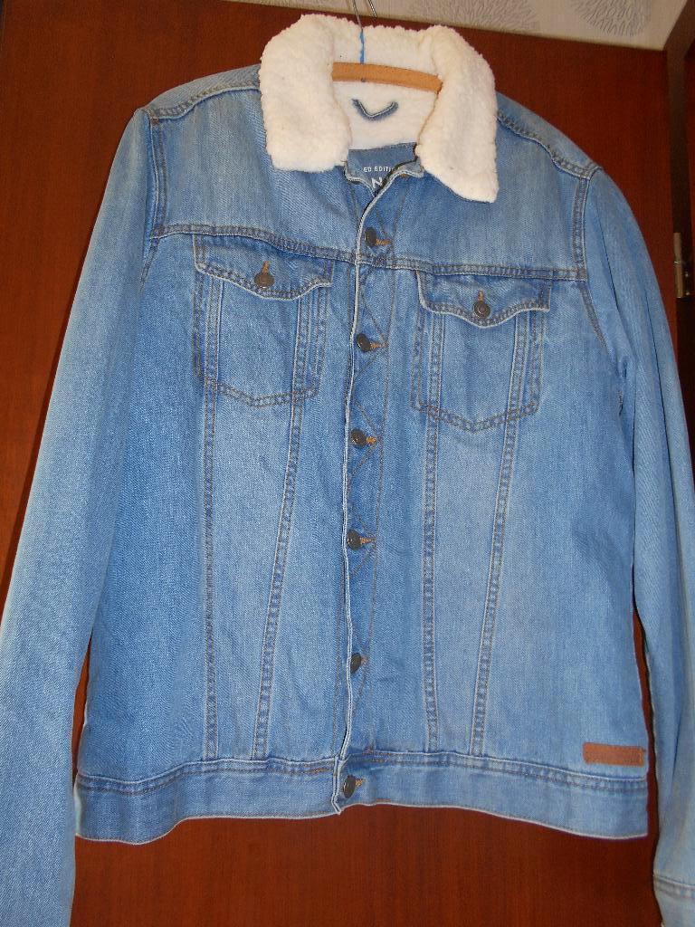 blouson en jean neuf homme, Enlèvement, Neuf, Taille 48/50 (M), Bleu