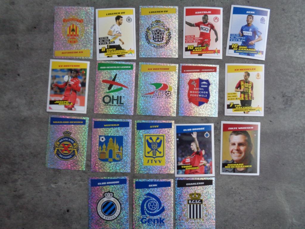 PANINI VOETBAL FOOTBALL 2016 18 x  STICKERS BLINKENDEN, Verzenden, Nieuw