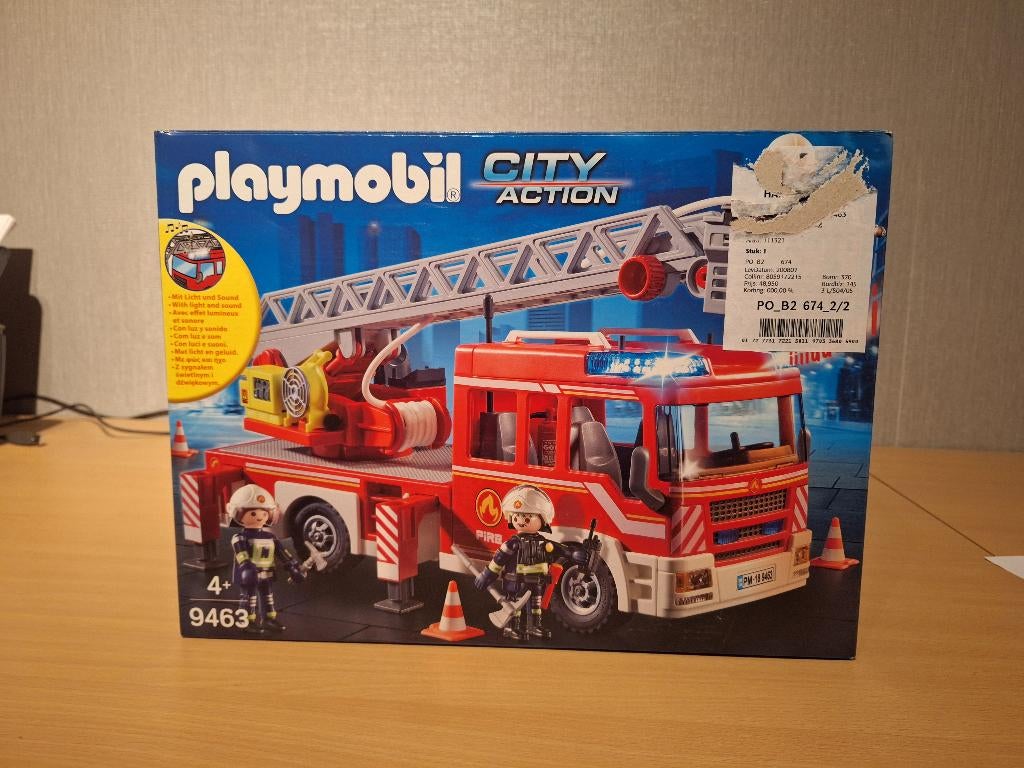 Camion de pompiers Playmobil City Action, Enlèvement, Comme neuf, Ensemble complet