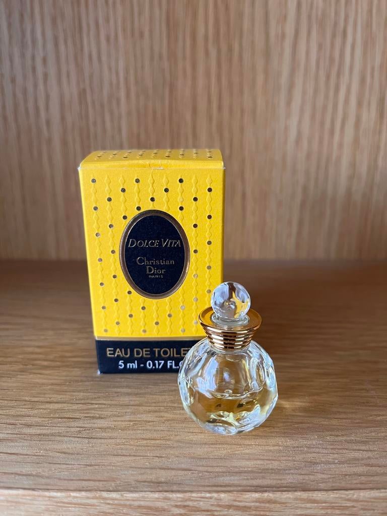 Dior, La dolce vita, miniatuur Eau de toilette, Ophalen of Verzenden, Zo goed als nieuw, Miniatuur