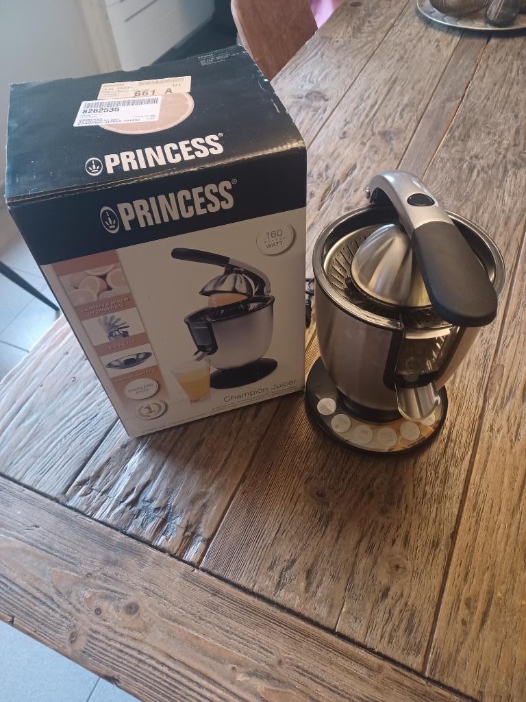 Citruspers Princess Champion, Elektronische apparatuur, Ophalen, Zo goed als nieuw, Elektrisch, Citruspers