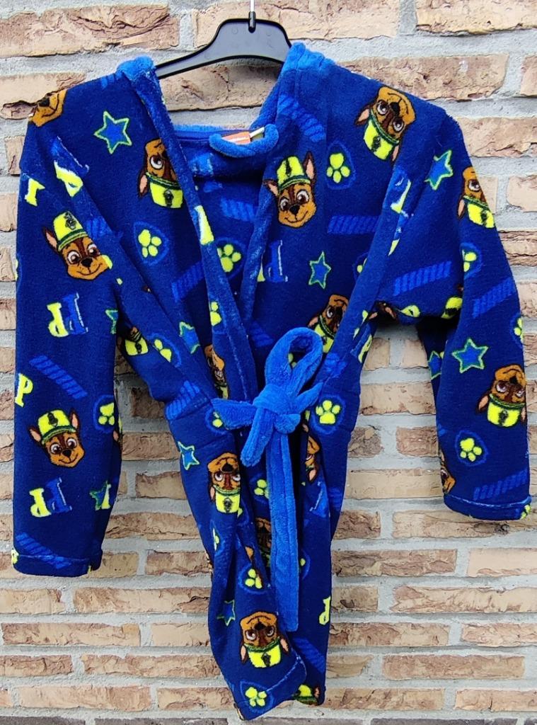 Badjas ,kamerjas, peignoir  Paw Patrol Maat 128/134 Fleece, Ophalen, Nacht- of Onderkleding, Zo goed als nieuw, Nickelodeon