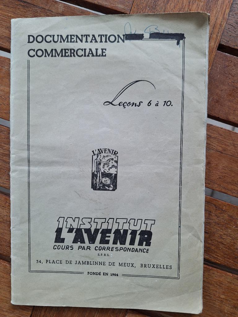 Manuel ancien « Documentation Commerciale » Leçons 6 à 10., Enlèvement ou Envoi, Utilisé