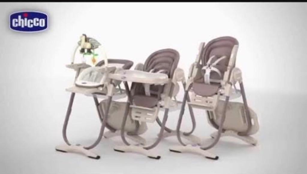 Eetstoel chicco 3in1, Enlèvement, Comme neuf, Chaise pliante, Ceinture(s)