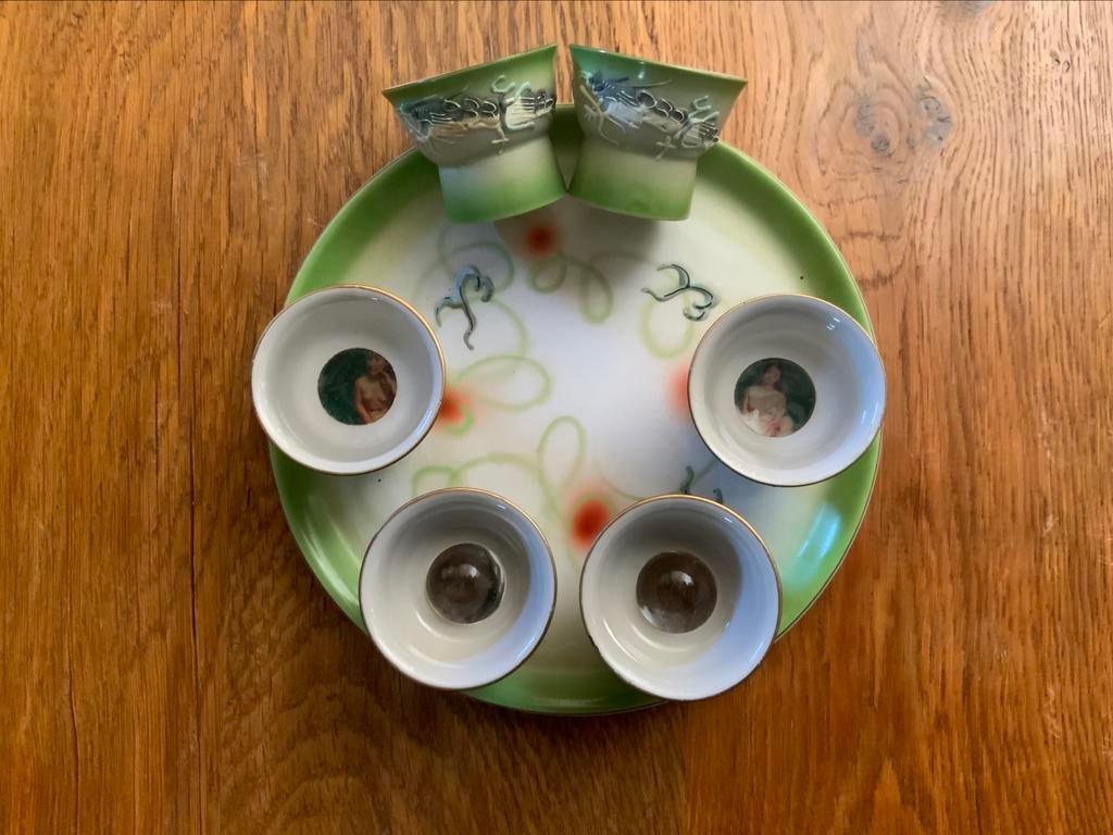 Small Sake-service, Ophalen of Verzenden, Zo goed als nieuw, Overige stijlen, Compleet servies