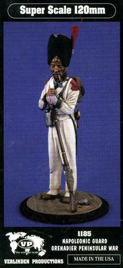 Verlinden Productions 120mm 1:16 Napoleonic Guard Grenadier, Enlèvement ou Envoi, Neuf, Plus grand que 1:35, Personnage ou Figurines