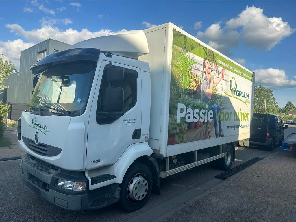 Renault midlum 12.180 euro5 bakwagen + lift, Autos, Camions, Euro 5, Achat, Entreprise, Renault