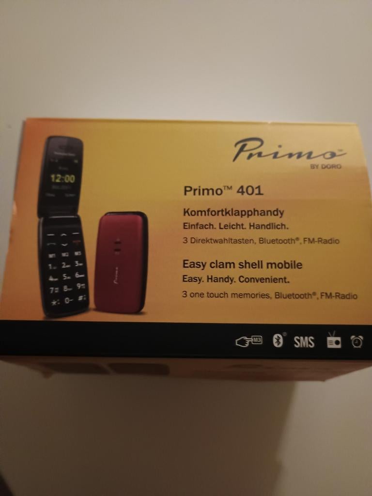 GSM Primo by Doro  Primo 401 rood, Telecommunicatie, Ophalen