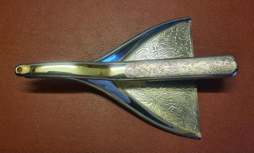 Verzilverde kruimelbakje met borstel, Antiek en Kunst, Ophalen of Verzenden, Zilver
