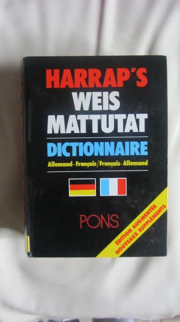 Dictionnaire Allemand français-français-allemand, Enlèvement ou Envoi, Allemand
