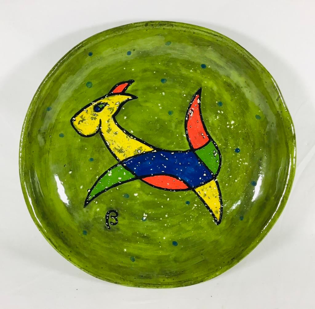 panier en céramique vintage Bitossi Miro Corneille, Enlèvement ou Envoi