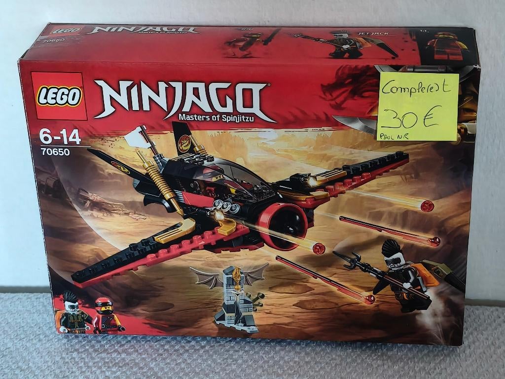 Lego Ninjago 70650 La poursuite dans les airs, Enlèvement ou Envoi, Utilisé, Lego
