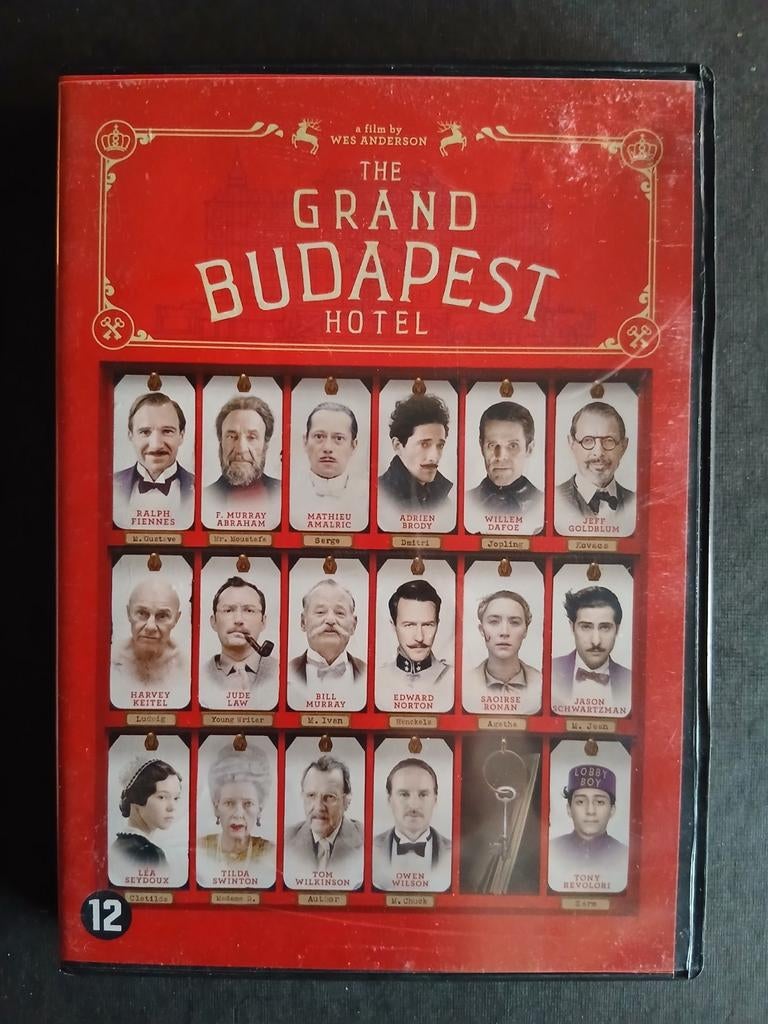 Grand Budapest hotel (2014) Bill Murray, Jude Law, Cd's en Dvd's, Vanaf 12 jaar, Ophalen of Verzenden, Zo goed als nieuw