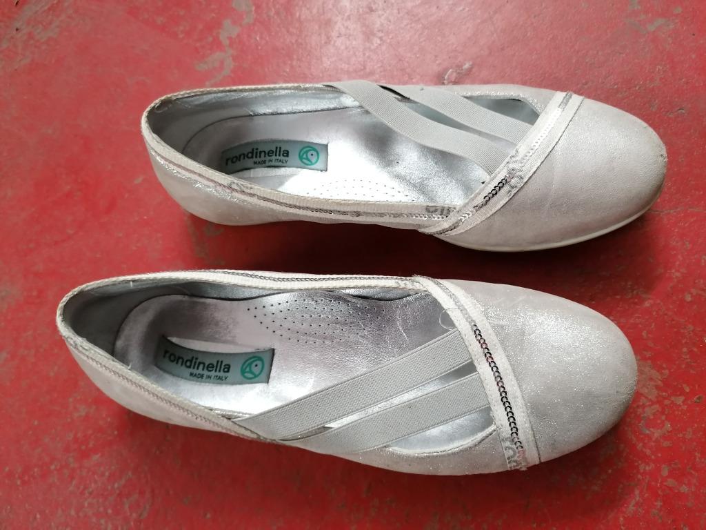 Grijze Rondinella ballerina's maat 35, Gebruikt, Meisje, Schoenen, Ophalen of Verzenden