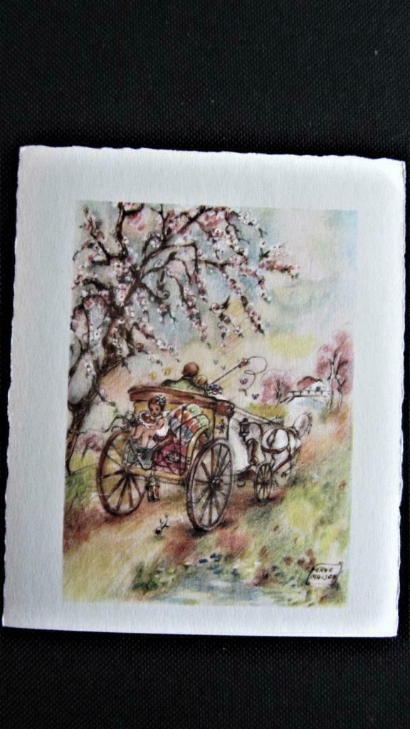 POSTKAART- KOETS MET PAARDEN, Ophalen of Verzenden, Ongelopen, Voertuig