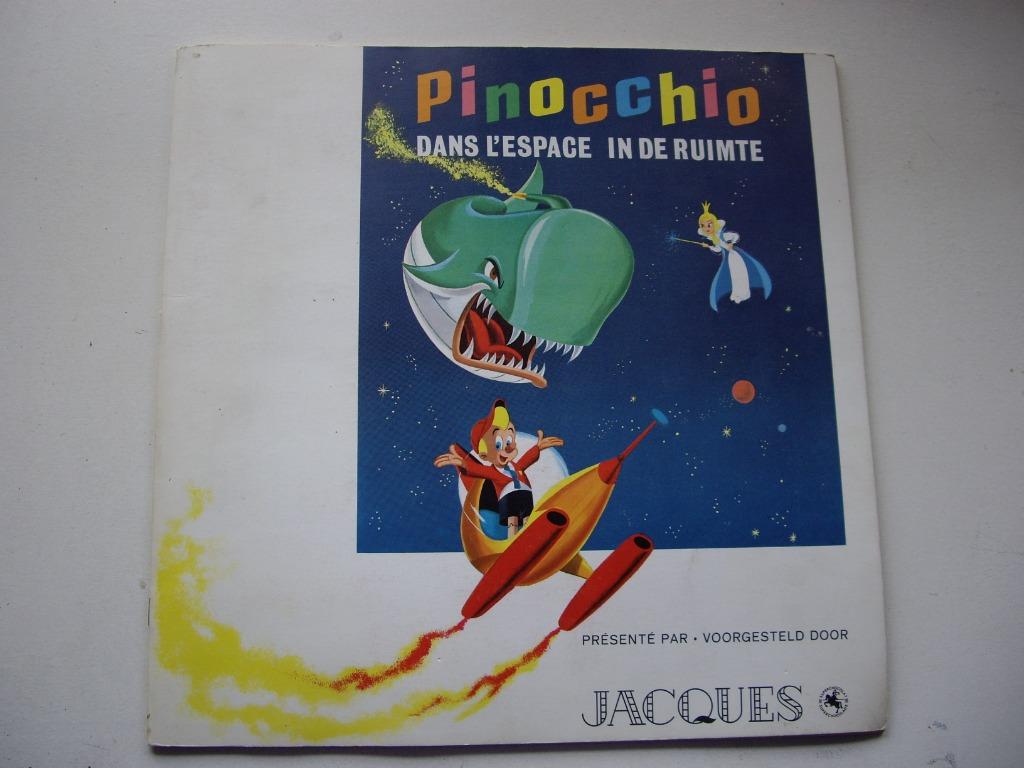 PINOCCHIO DANS L'ESPACE / IN DE RUIMTE, Enlèvement ou Envoi, Utilisé, Superchocolat Jacques, Album d'images