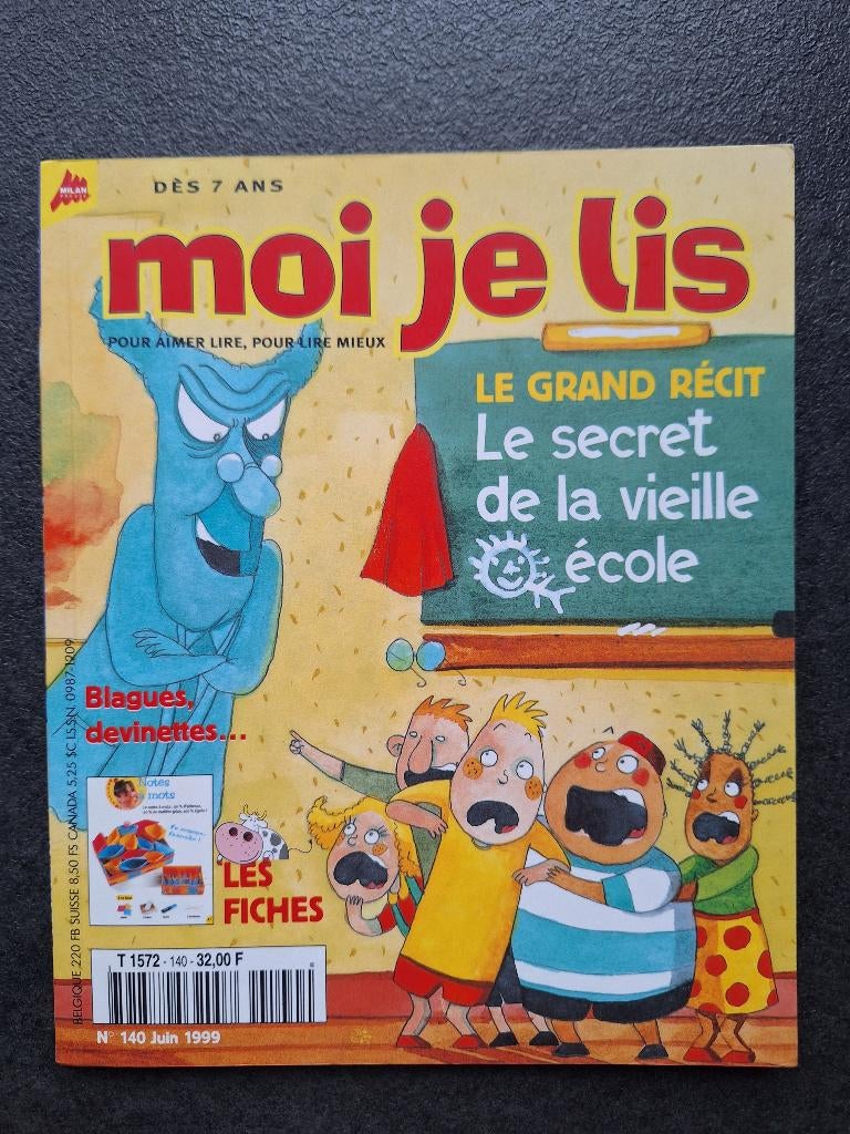 Moi je lis - Le secret de la vieille école - dès 7 ans, Livres, Enlèvement ou Envoi, Utilisé, Fiction général