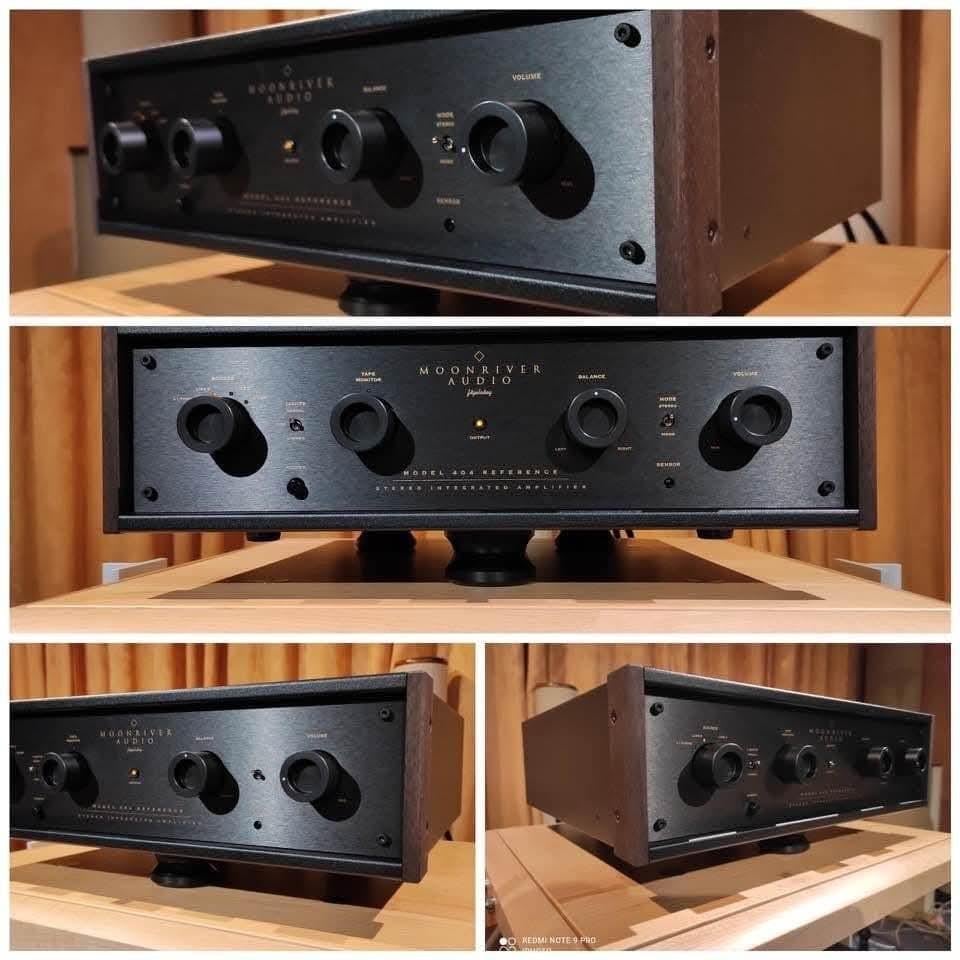 Moonriver Audio 404 Reference perfecte staat. Nieuwe prijs!, TV, Hi-fi & Vidéo, Amplificateurs & Ampli-syntoniseurs, Enlèvement ou Envoi