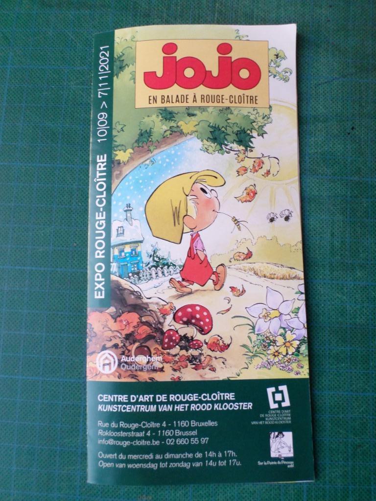 Jojo - expo Rouge-Cloître - dépliant 6 pages - 2021, Ophalen of Verzenden, Overige figuren, Nieuw, Overige typen