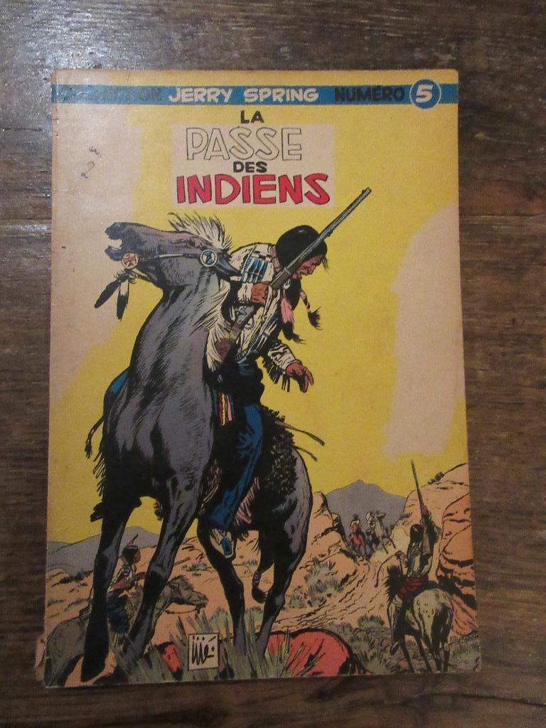 BD Jerry Spring numéro 5 La passe des Indiens DUPUIS, Enlèvement
