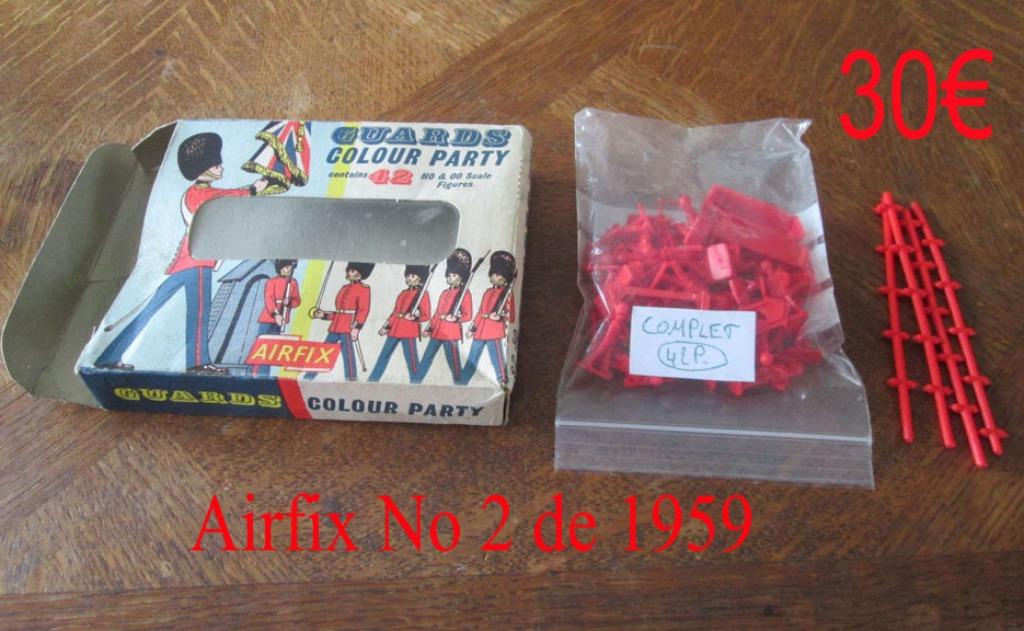 Rare ho&oo 42 Airfix "GUARDS Colour Party" S2,Vintage 1959, Enlèvement ou Envoi