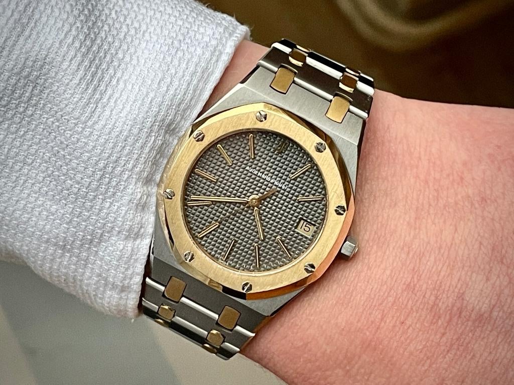 Audemars Piguet Royal Oak 56023 SA * 36MM - FULL PAPERS  *, Bijoux, Sacs & Beauté, Bijoux anciens, Enlèvement ou Envoi, Or, Bracelet