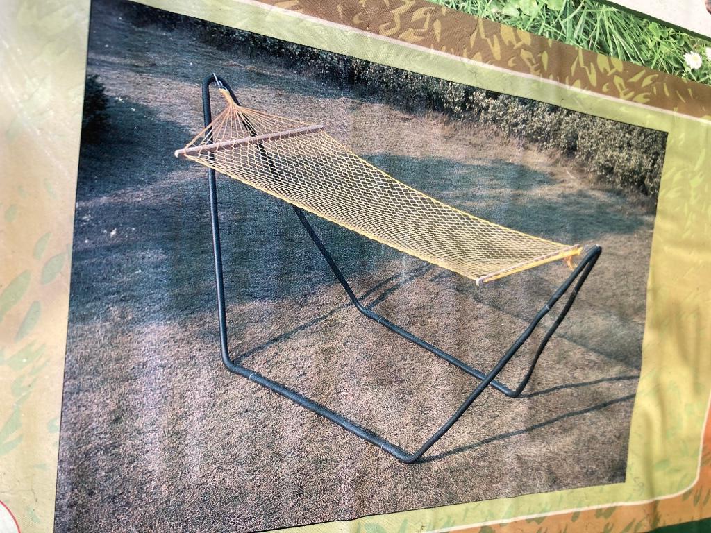 Hangmat, Jardin & Terrasse, Hamacs, Une personne, Avec support, Enlèvement, Utilisé