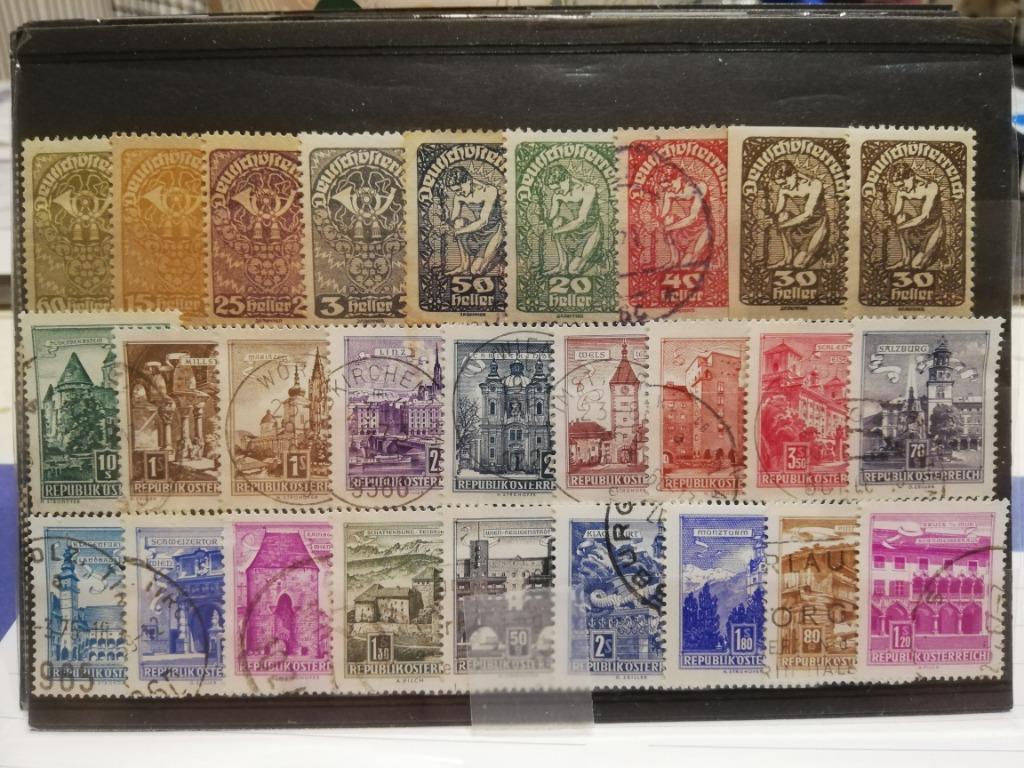 lot de timbres oblitérés d'Autriche, Timbres & Monnaies, Enlèvement ou Envoi, Affranchi