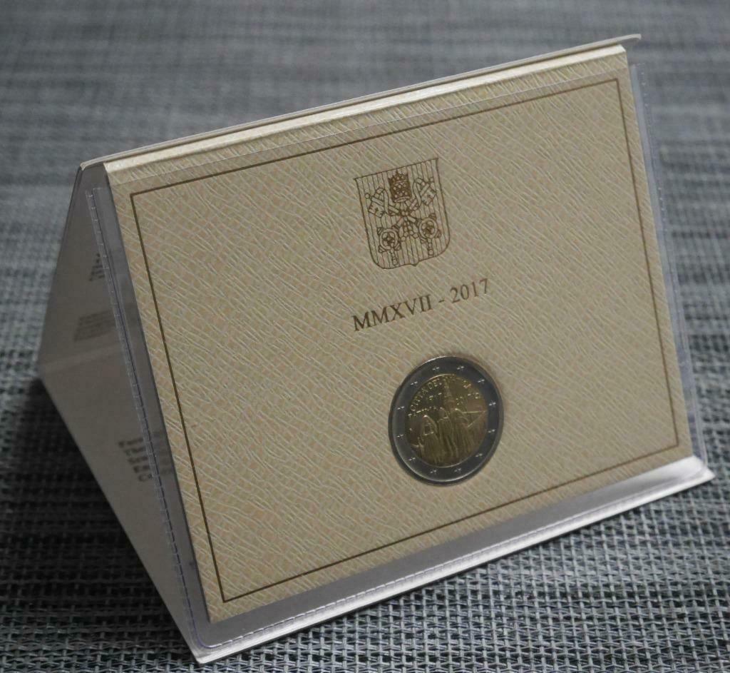 Vatican 2 Euros 2017 BU Fatima, Enlèvement ou Envoi, Vatican, 2 euros, Série