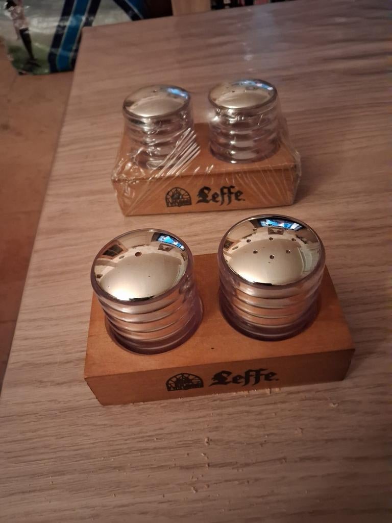 zout en peper van Leffe, Verzamelen, Biermerken, Ophalen of Verzenden, Nieuw, Overige typen, Leffe