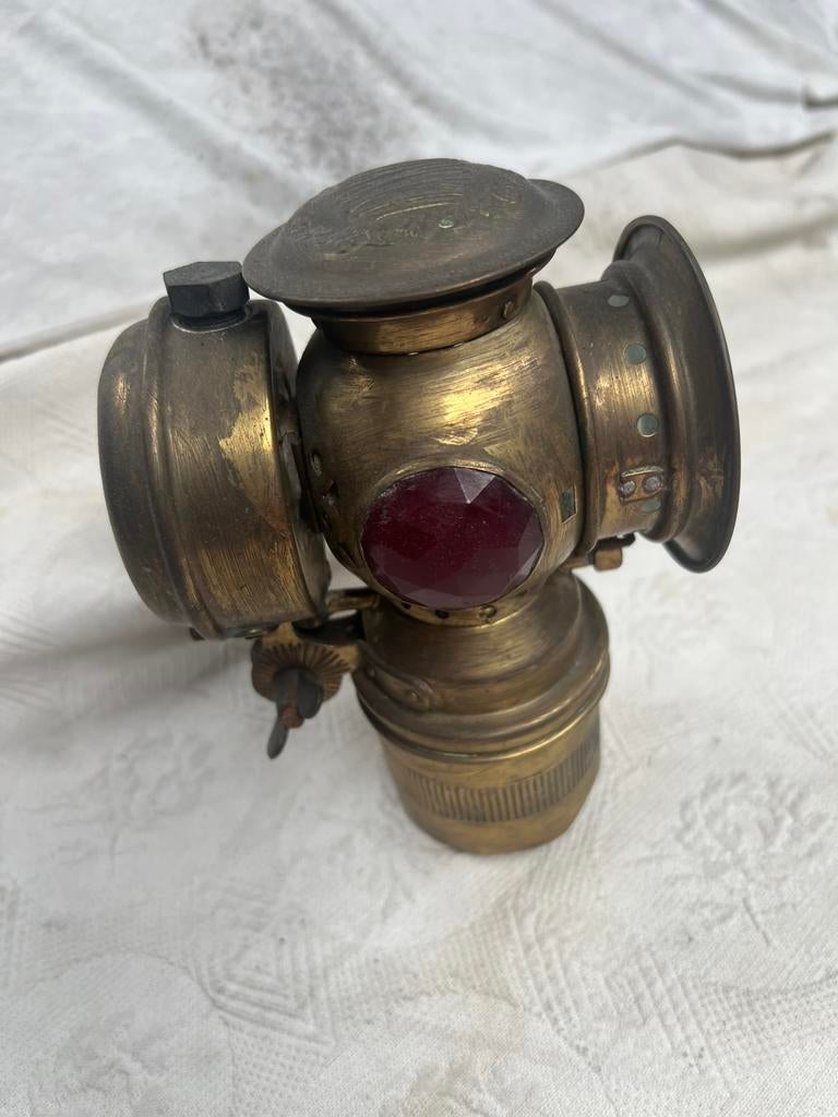 Carbur fietslamp, Antiek en Kunst, Ophalen