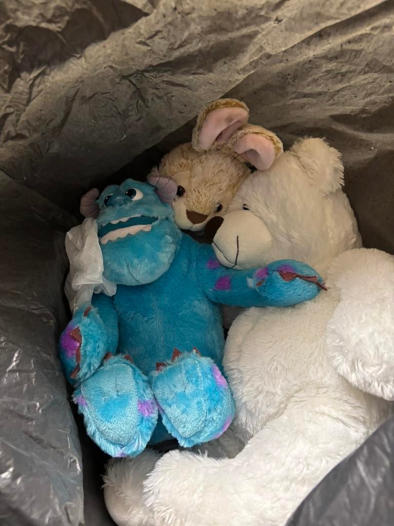 1 sac de nounours pour brocante, Enlèvement