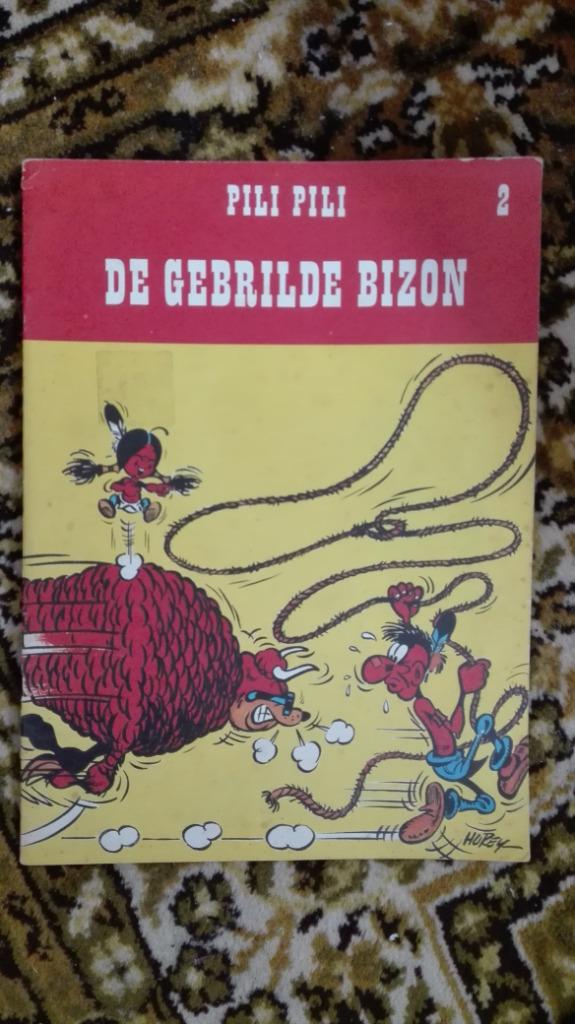 170) Pili Pili de gebrilde bizon (1973), Eén stripboek, Ophalen of Verzenden, Gelezen