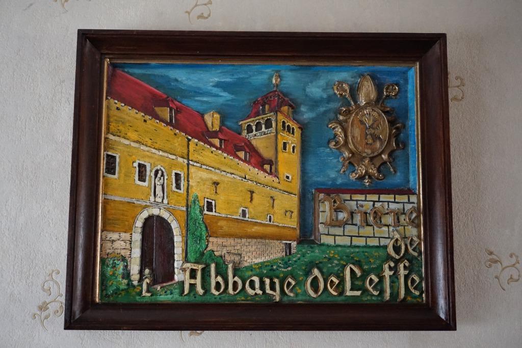 cadre en relief Abbaye de Leffe - 72,5 cm x 57,5 cm, Enlèvement ou Envoi, Leffe