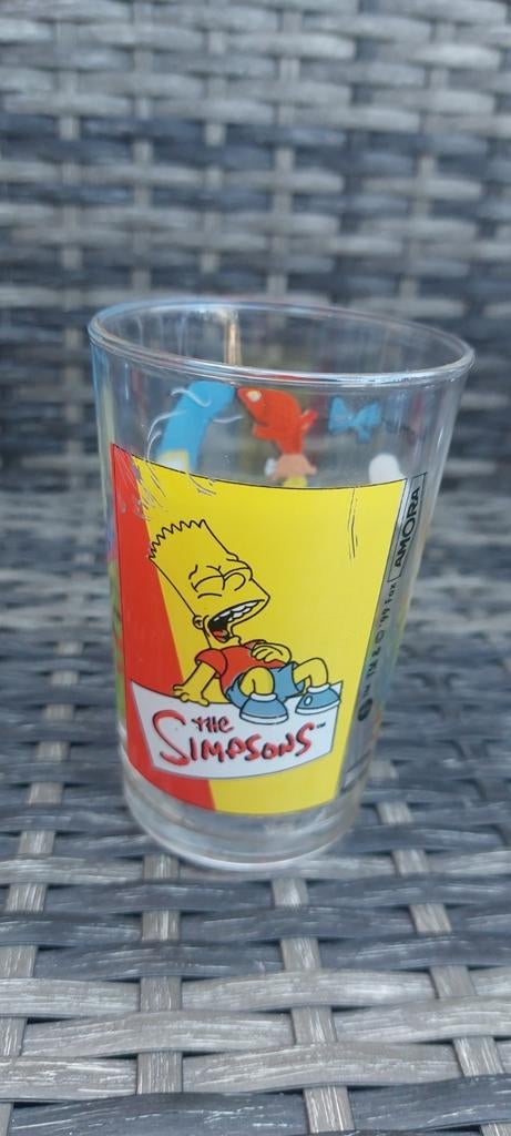 Glas The Simpsons, Verzamelen, Glas en Drinkglazen, Ophalen of Verzenden, Zo goed als nieuw