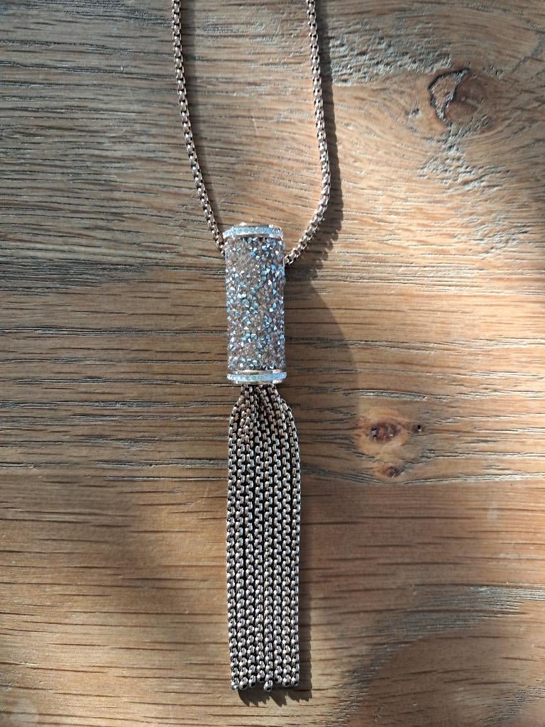 Halsketting, Bijoux, Sacs & Beauté, Colliers, Comme neuf, Avec pendentif, Réglable, Enlèvement
