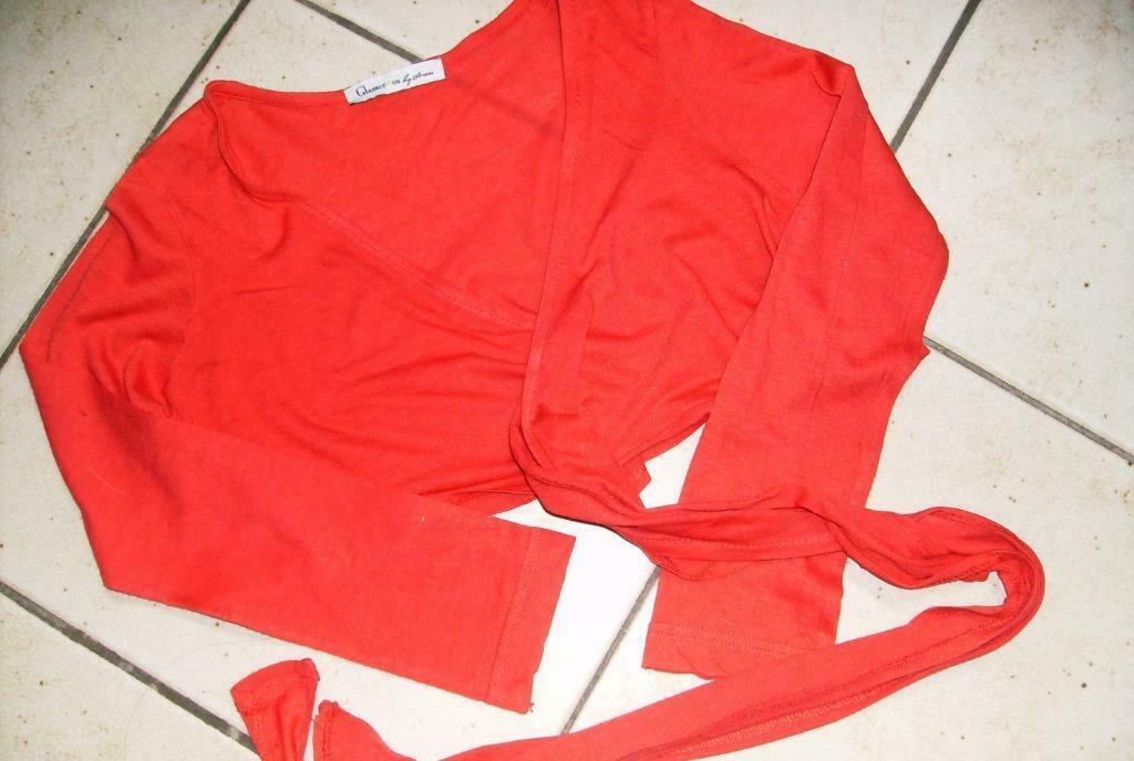 koraal rood bolero mt 116, Enlèvement ou Envoi, Utilisé, Fille, Autres types