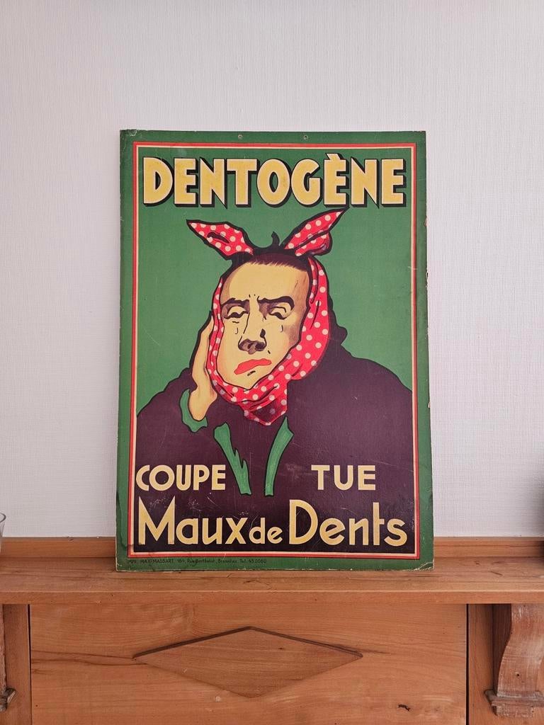 Dentogène coupe tue Maux de Dents vers 1900 Max Massart Brux, Enlèvement ou Envoi