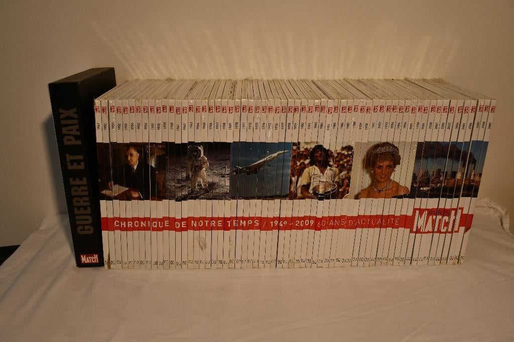 collection Paris Match édition Hachette, Livres, Journaux & Revues, Comme neuf, Autres types, Enlèvement