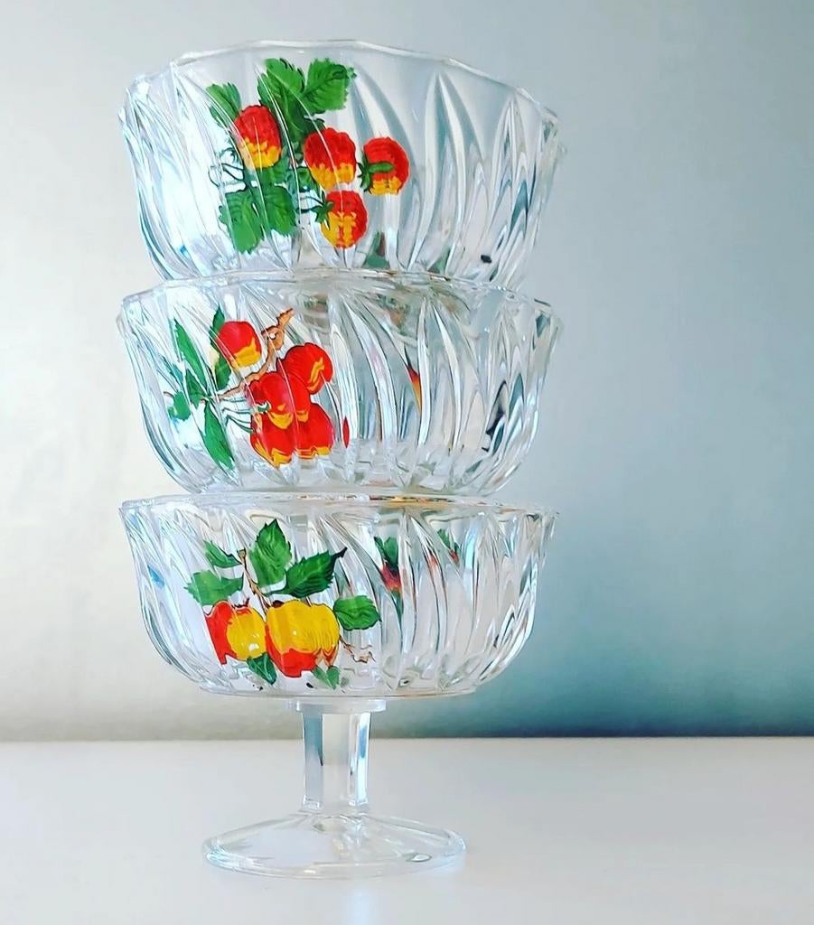 3 dessertcoupes, Ophalen of Verzenden